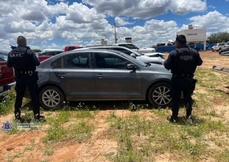 Recuperan vehículo con reporte de robo en Guadalupe