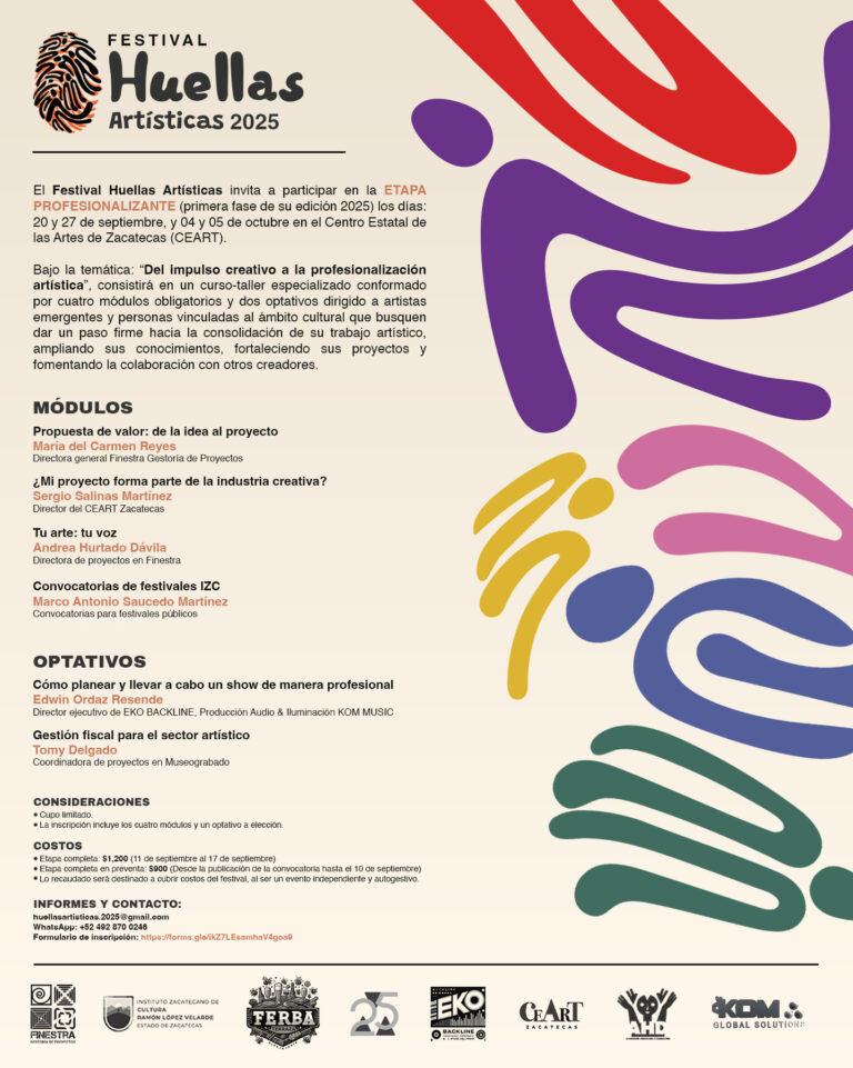 Regresa el Festival Huellas Artísticas