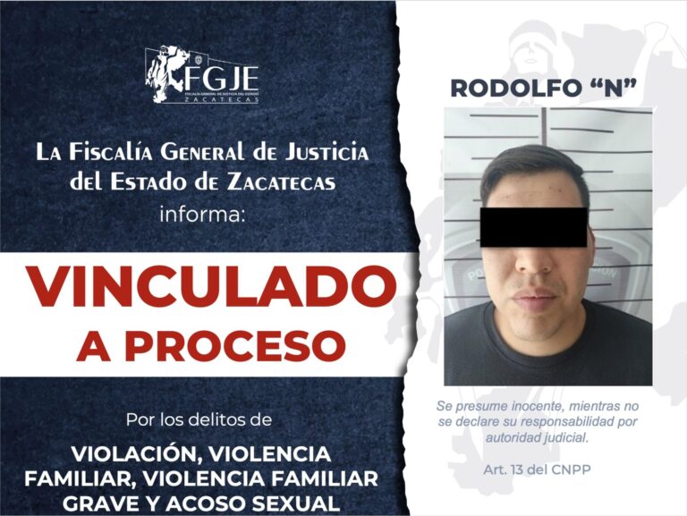 Vinculan a Rodolfo por múltiples delitos