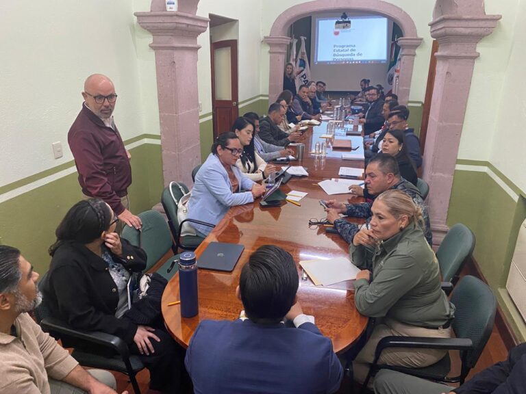 Revisan Programa Estatal de Búsqueda de Personas Desaparecidas