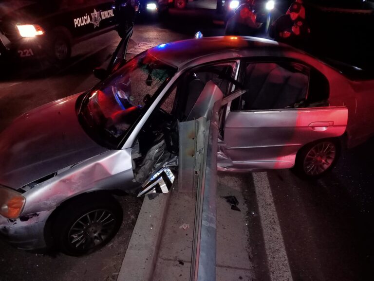 Aparatoso choque deja varios lesionados