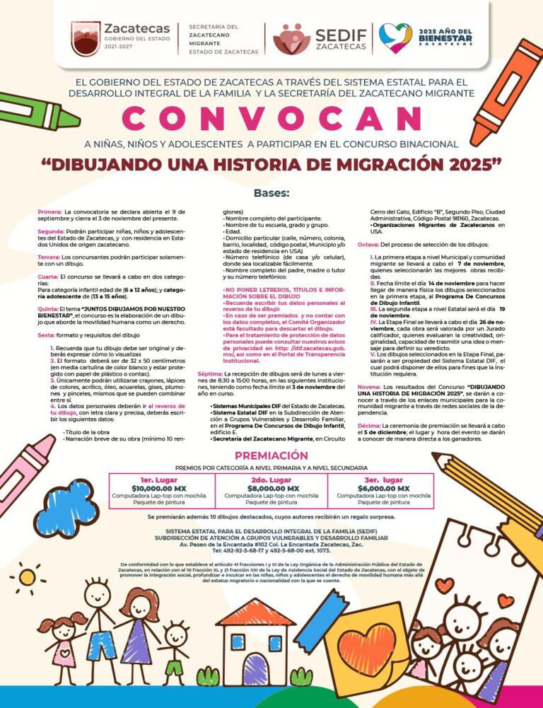 Convocan al Concurso Binacional “Dibujando una Historia de Migración”