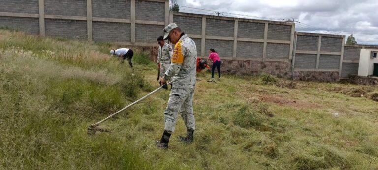 Participa GN en jornada de labor social en Guadalupe