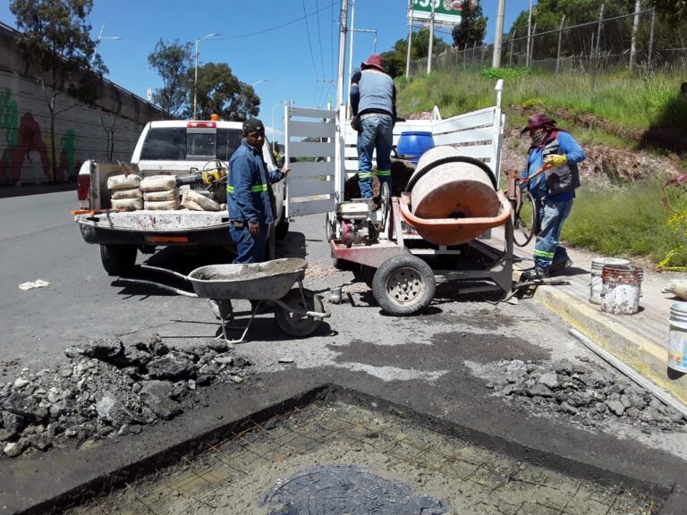Continúan jornadas de bacheo en Guadalupe
