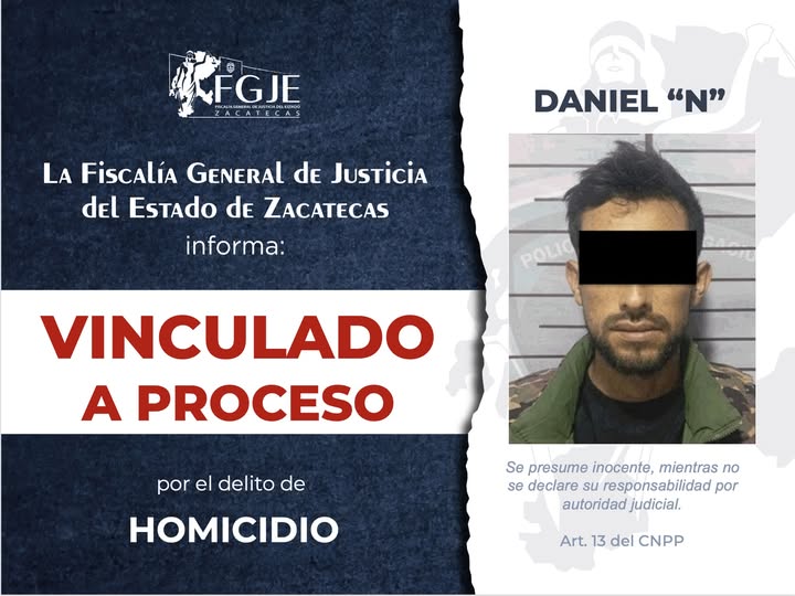 Vinculan a proceso a Daniel «N» por homicidio
