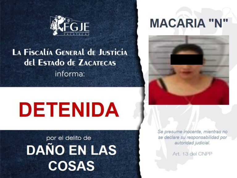 FGJEZ detiene a tres personas