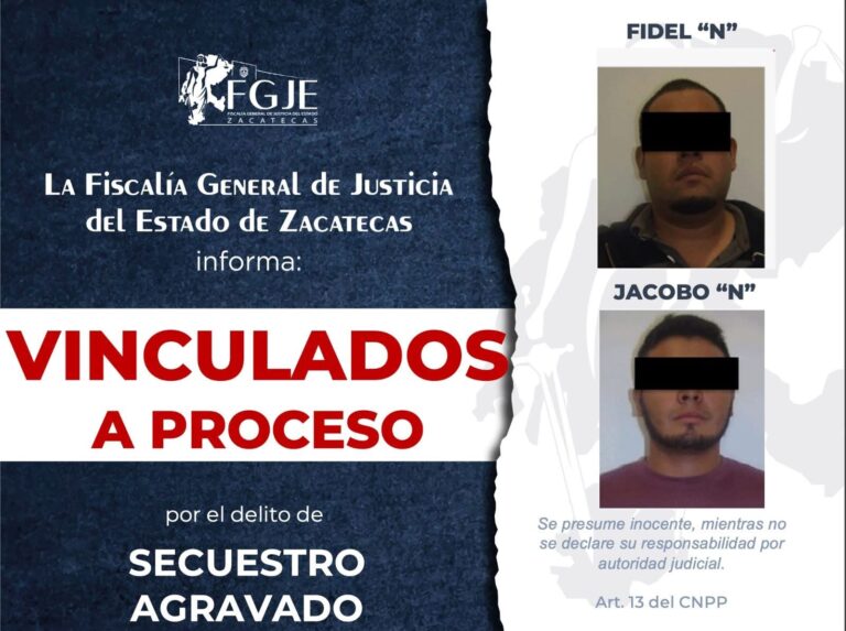 Vinculan a proceso a dos por secuestro agravado