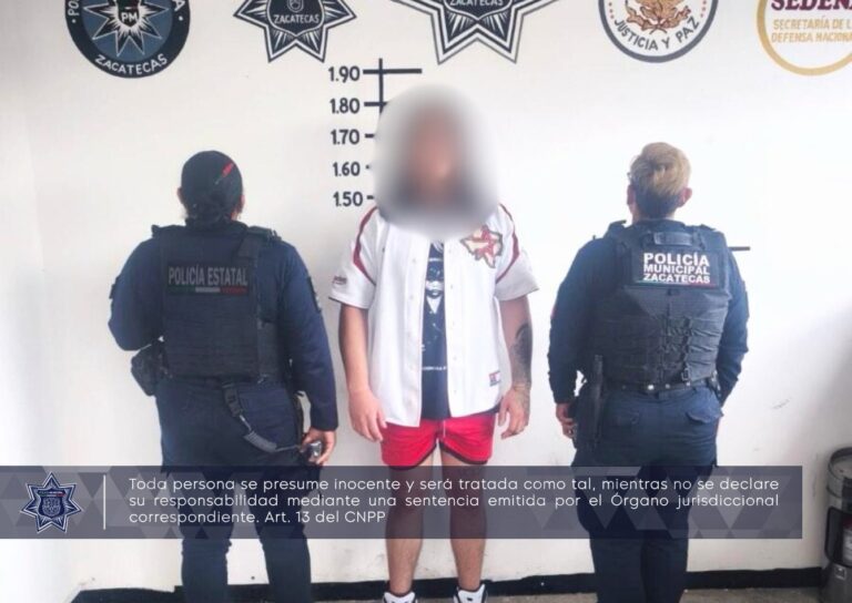Detienen a hombre por agredir a su pareja