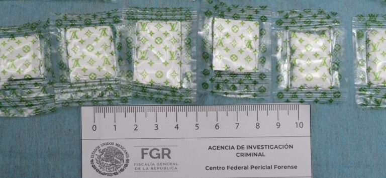 Aseguran 298 envoltorios de clorhidrato de metanfetamina