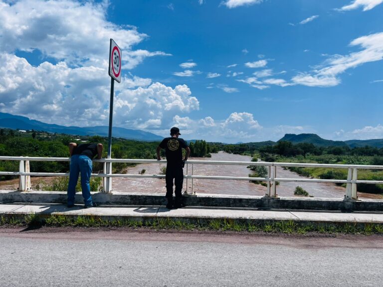 Continúa alerta por la crecida del río Juchipila