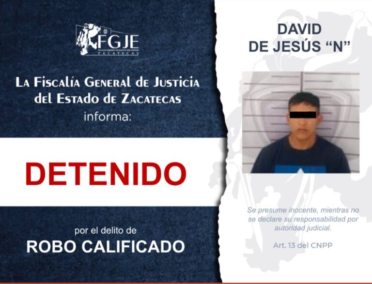 Cumplimenta FGJE tres órdenes de aprehensión