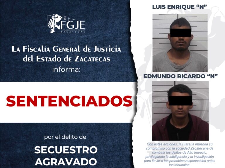 Dan 50 años de sentencia por secuestro agravado