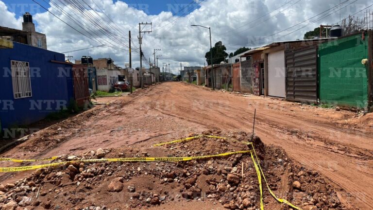 Les deja el Municipio una calle intransitable