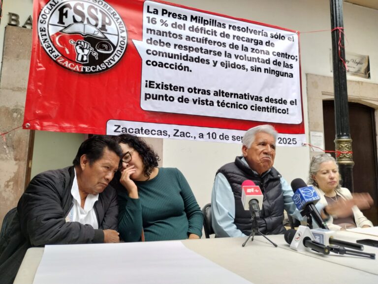 Denuncia FSSP concesión de agua a empresa privada por Milpillas