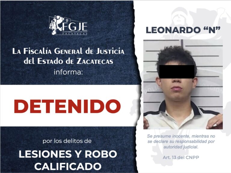 Informa FGJEZ avances en la investigación sobre robo a estudiantes