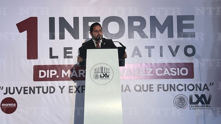 Presenta Álvarez Casio 1er informe legislativo