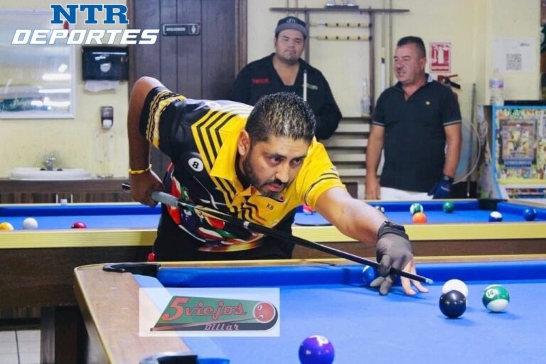 Jesús Lara y Hugo Escalera lideran campeonato de billar
