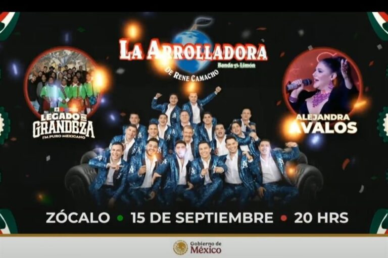 Tocará La Arrolladora Banda El Limón en Zócalo para Grito
