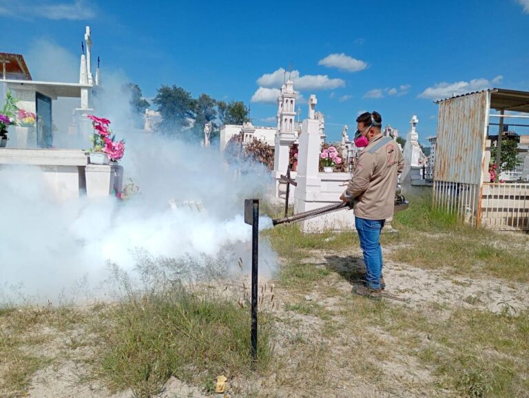 Realiza SSZ nebulizaciones espaciales en panteones