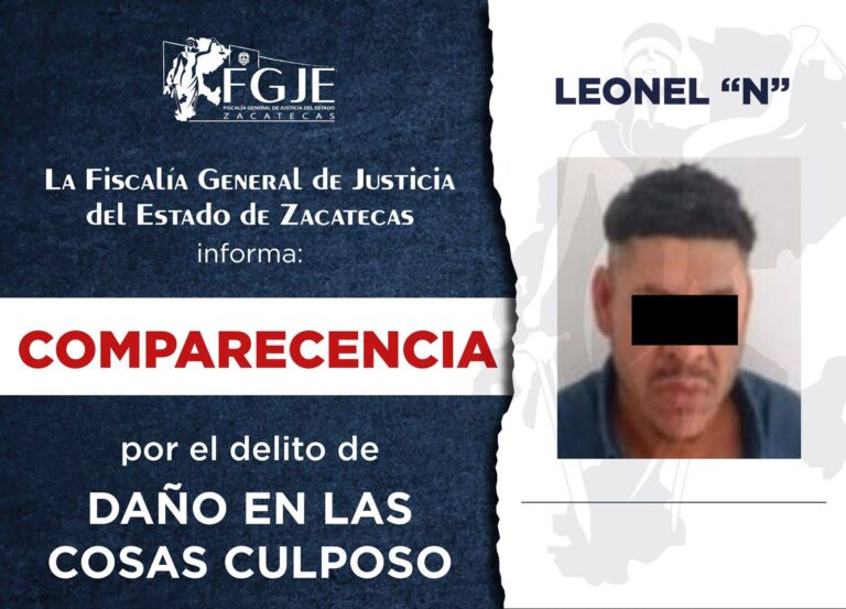 Cumplimenta FGJE órdenes de aprehensión y comparecencia