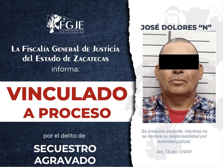 Lo vinculan a proceso por secuestro agravado