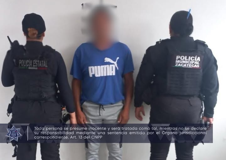 Detiene PMZ a hombre en Plaza Bicentenario
