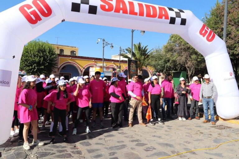 Realizan en Sombrerete el Maratón Rosa