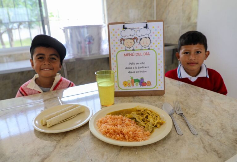 Inauguran comedor escolar en Trancoso