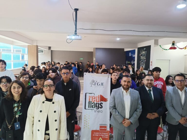Habla FGJEZ sobre Red Flags en Línea con estudiantes
