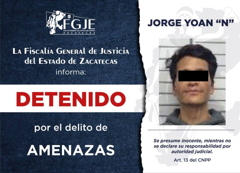 Cumplimenta FGJE cinco órdenes de aprehensión