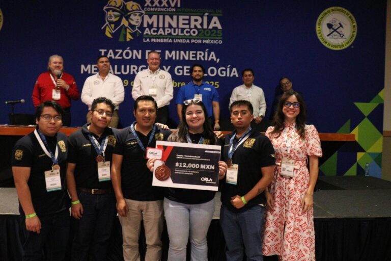 Reconoce Orla Camino Rojo a ganadores del Tazón Estudiantil de Minería
