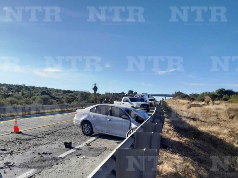 Muere agente de la GN en choque; hay dos lesionados