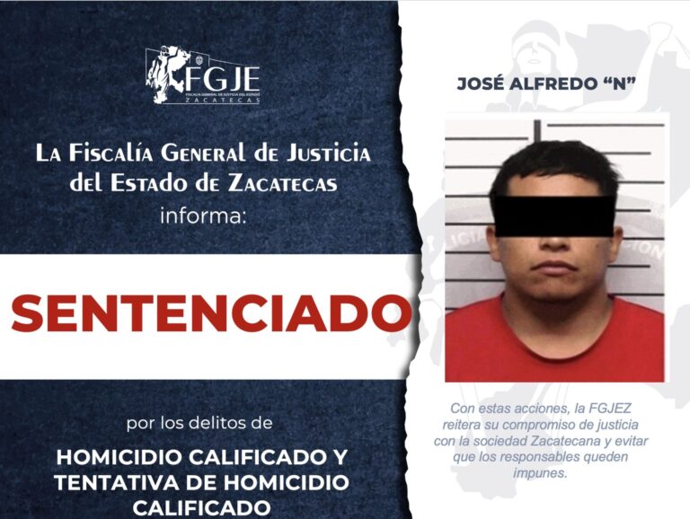Dan 20 años de prisión por homicidio calificado