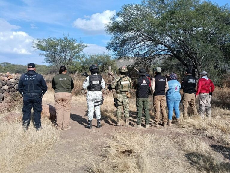 Hallan restos óseos en El Caquixtle