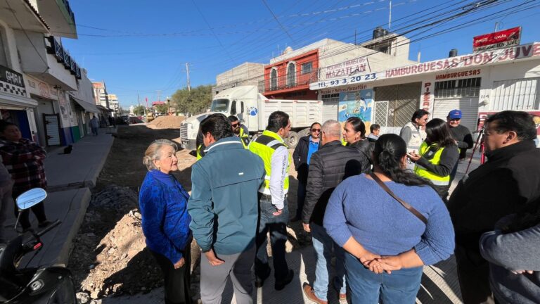 Entregan obra incompleta en la Pancho Villa