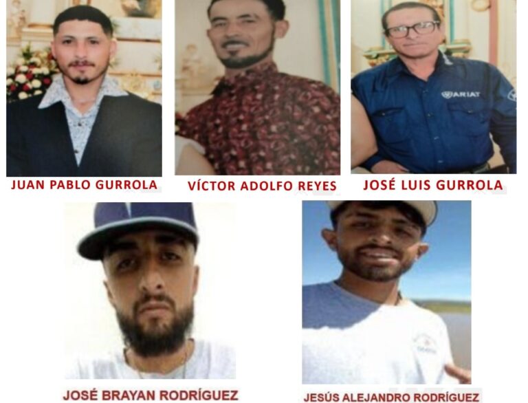 Desaparecen 5 hombres en Sauceda de la Borda