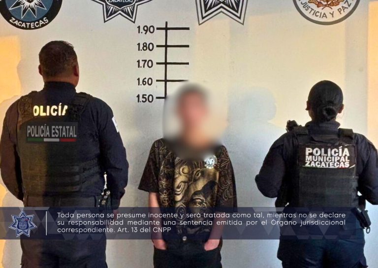 Detienen a presunto responsable de robo a comercio
