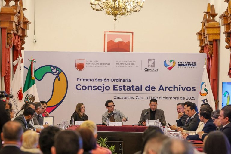 Sesiona Consejo Estatal de Archivos de Zacatecas
