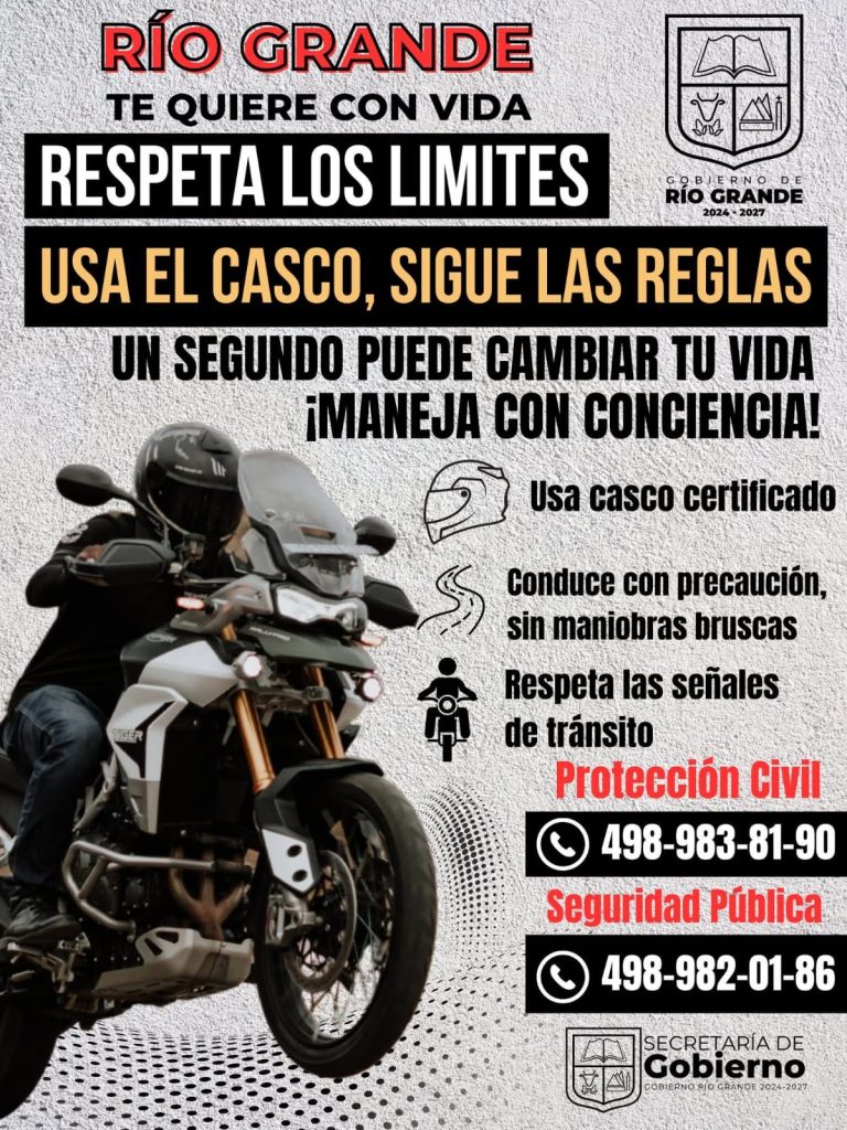 Previenen contra accidentes en moto a los jóvenes