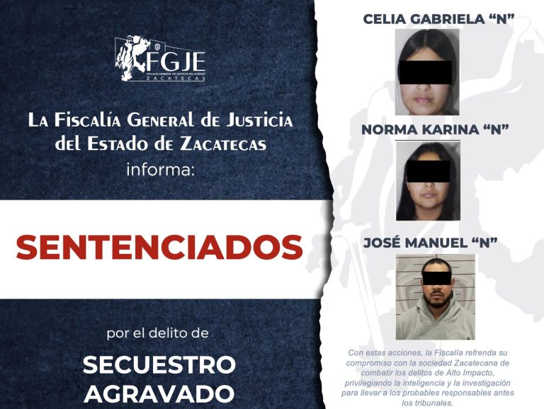 Dan sentencia de 50 años a secuestradores