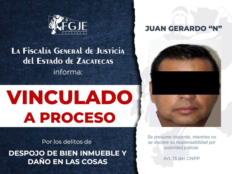 Lo vinculan por despojo de bien inmueble