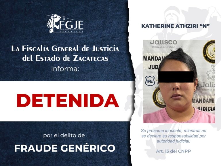 Colaboran fiscalías en detención de dos personas