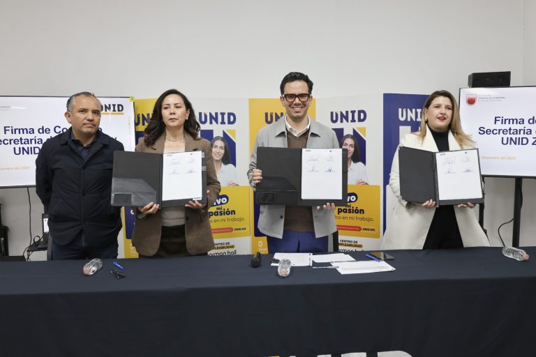 Firman convenio de colaboración Gobierno de Zacatecas y UNID