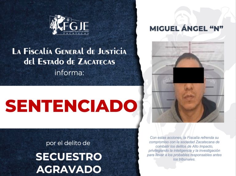 Le dan 50 años de cárcel por secuestro agravado