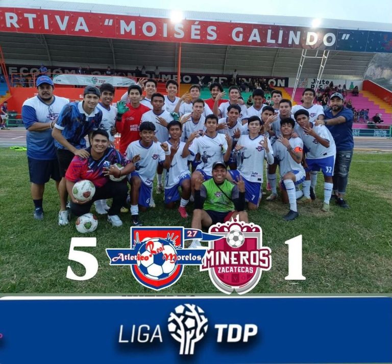 Mineros de Zacatecas CDMX cae ante Real Morelos en la última Jornada de la Liga TDP MX