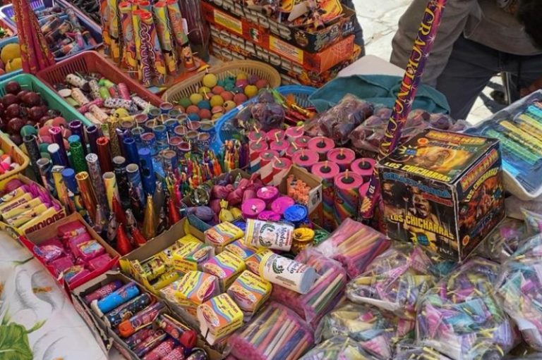 Prohíben venta de pirotecnia en la capital