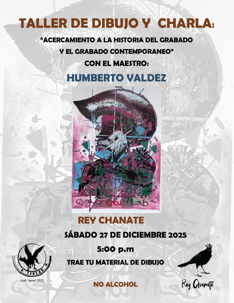Invita Rey Chanate a actividad de dibujo