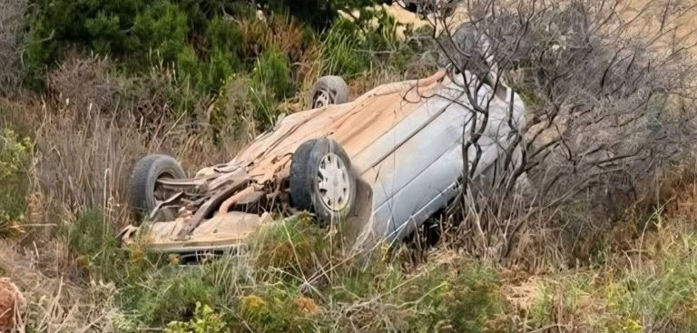 Se vuelca María en tramo Sombrerete-Durango
