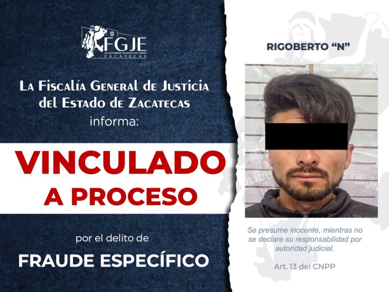 Vinculan a Rigoberto por fraude genérico