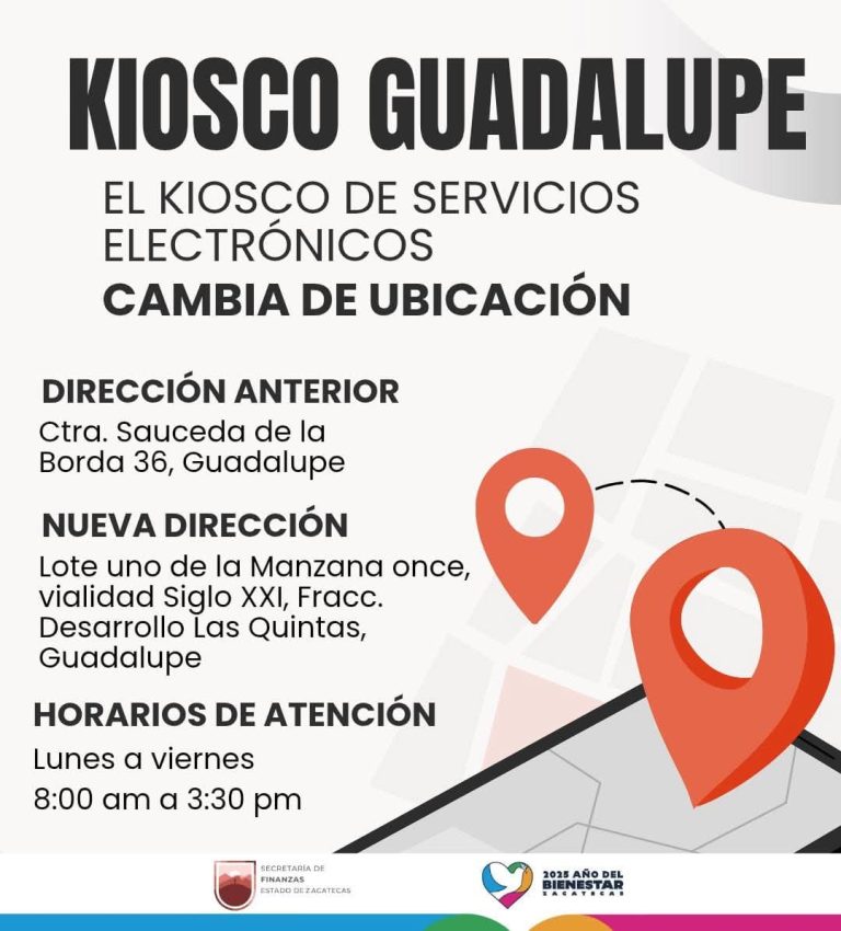 Sefin informa cambios en oficinas de recaudación